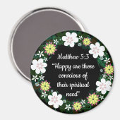 Spirituelle bewusste Liebe des Glaubens Magnet (Vorderseite/Rückseite)