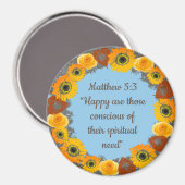 Spirituelle bewusste Liebe des Glaubens Magnet (Vorderseite/Rückseite)