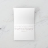 Spirituelle Bibel Verse Faith Karte (Innenseite)