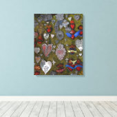 Spirituelle Canvas Print Leinwanddruck (Insitu (Holzboden))