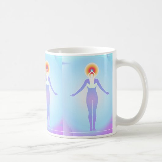 Spirituelle energetische Erwachung - göttliche Wei Kaffeetasse (Rechts)