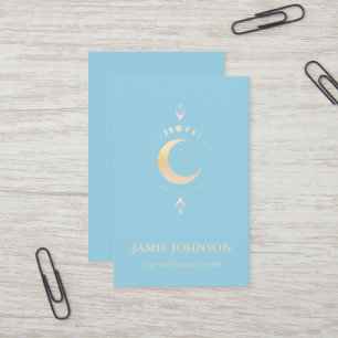 Spirituelle Energie Heiler Reiki Mondphase Yoga Visitenkarte