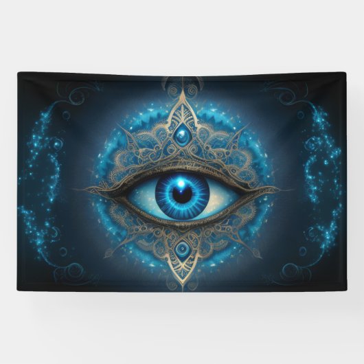 Spirituelle Energie Heiler Reiki Vinyl Banner (Horizontal)