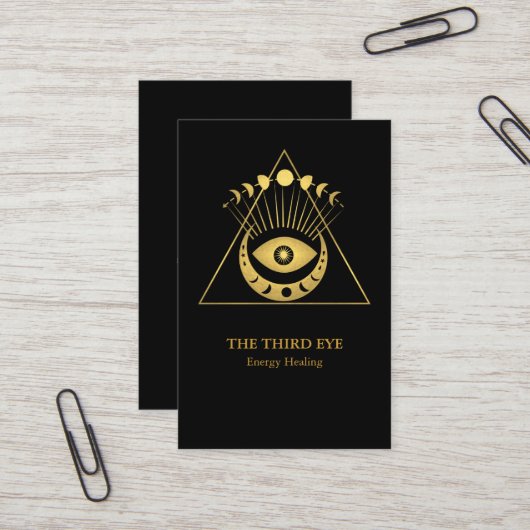 Spirituelle Energie Heiler Reiki Visitenkarte (Vorderseite/Rückseite Beispiel)