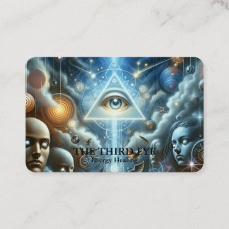 Spirituelle Energie Heiler Reiki Visitenkarte