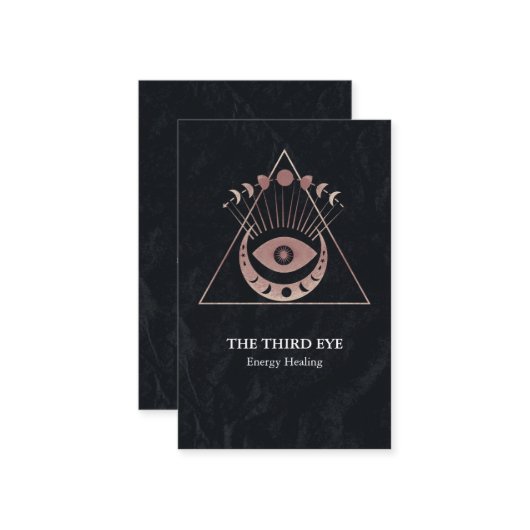 Spirituelle Energie Heiler Reiki Visitenkarte (Vorderseite/Rückseite Beispiel)