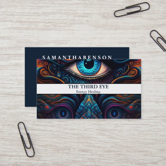 Spirituelle Energie Heiler Reiki Visitenkarte (Vorderseite/Rückseite Beispiel)