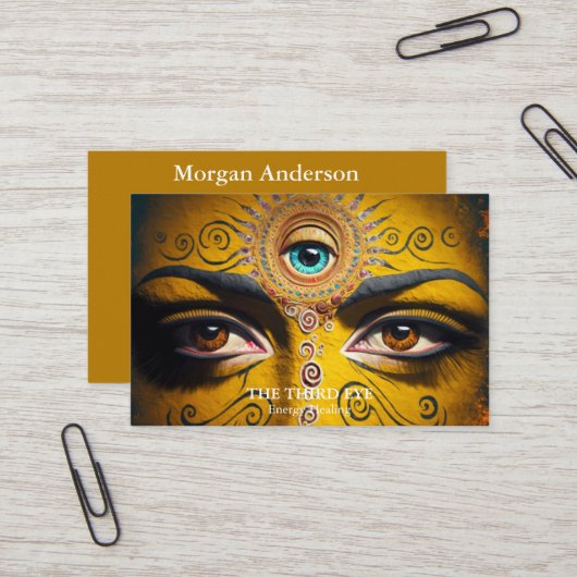 Spirituelle Energie Heiler Reiki Visitenkarte (Vorderseite/Rückseite Beispiel)