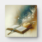 "Spirituelle Ernährung" Desktop Plaque Fotoplatte (Vorderseite)