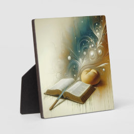 "Spirituelle Ernährung" Desktop Plaque Fotoplatte