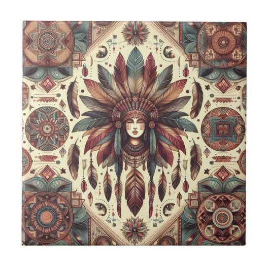 Spirituelle Führung Fliese (Vorderseite)