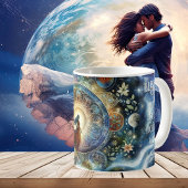 Spirituelle Gaia New Age Earth Art Kaffeetasse