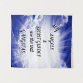 SPIRITUELLE GANGSTER WANDTEPPICH (Vorderseite (Horizontal))
