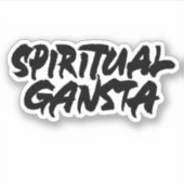 Spirituelle Gansta Aufkleber (Vorderseite)