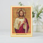 Spirituelle Gebetskarte Begleitkarte (Stehend Vorderseite)