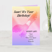 Spirituelle Geburtskarte Dankeskarte (Vorderseite)