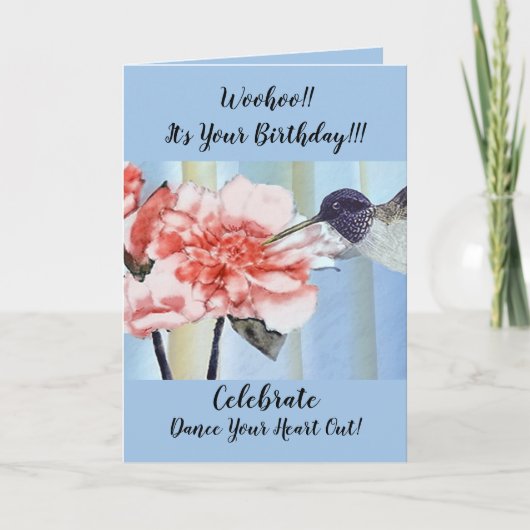 Spirituelle Geburtskarte Dankeskarte (Vorderseite)