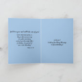 Spirituelle Geburtskarte Dankeskarte (Innenseite)