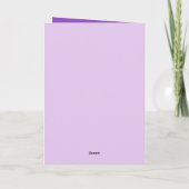 Spirituelle Geburtskarte Dankeskarte (Rückseite)