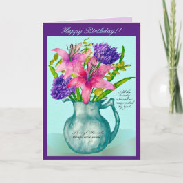 Spirituelle Geburtskarte Dankeskarte