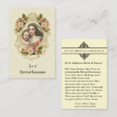 SPIRITUELLE GEMEINSCHAFT KATHOLKARTEN VISITENKARTE (Vorne/Hinten)