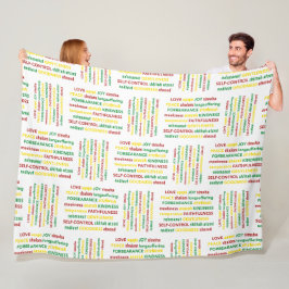 SPIRITUELLE GIFTS DER Christlichen SPIRIT-Bibel Fleecedecke