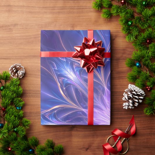 Spirituelle Glühen Lotus Gift Wrap Geschenkpapier (Feiertagsgeschenk)