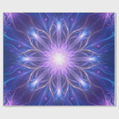 Spirituelle Glühen Lotus Gift Wrap Geschenkpapier (Flach)