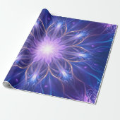 Spirituelle Glühen Lotus Gift Wrap Geschenkpapier (Ungerollt)