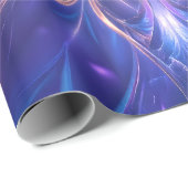 Spirituelle Glühen Lotus Gift Wrap Geschenkpapier (Rolleneckpunkt)