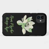 Spirituelle Green Lotus Blume Nam Myoho Renge Kyo Case-Mate iPhone Hülle (Rückseite (Horizontal))