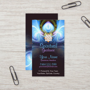Spirituelle Guidance Holistic Energy Business Card Visitenkarte