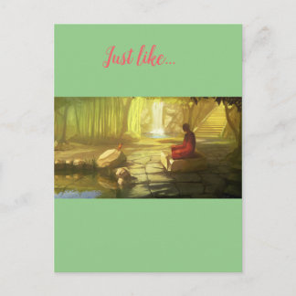 Spirituelle Güte Postkarte