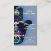Spirituelle Hand, mystisch Visitenkarte (Rückseite)