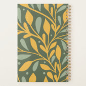 Spirituelle Hände Celestial Crescent Moon Monogram Planer (Rückseite)