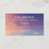 Spirituelle Heilsteine Reiki Channeling Visitenkarte (Rückseite)