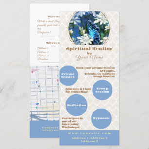 Spirituelle Heilung - Visitenkarte, Flyer