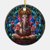 Spirituelle Hindus Deity Ganesha Religious Hindu G Keramik Ornament (Vorne)