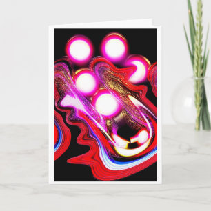 Spirituelle Hybridkunst Feiertagskarte