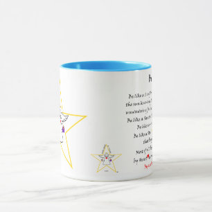 Spirituelle, inspirierende Sternengel-Tasse Tasse