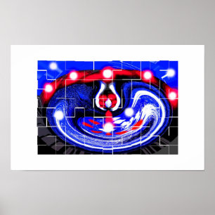 Spirituelle Invasionskunst Poster