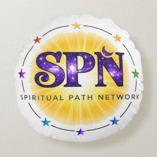 Spirituelle Kopfstütze Rundes Kissen