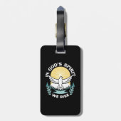 Spirituelle Kraft in Gott - Christlich Gepäckanhänger (Rückseite vertikal)