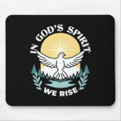 Spirituelle Kraft in Gott - Christlich Mousepad (Vorne)