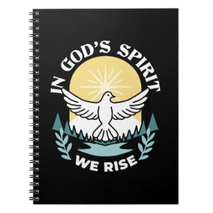 Spirituelle Kraft in Gott - Christlich Notizblock