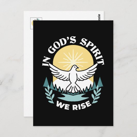 Spirituelle Kraft in Gott - Christlich Postkarte (Vorne/Hinten)