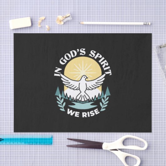 Spirituelle Kraft in Gott - Christlich Seidenpapier (Handwerk)