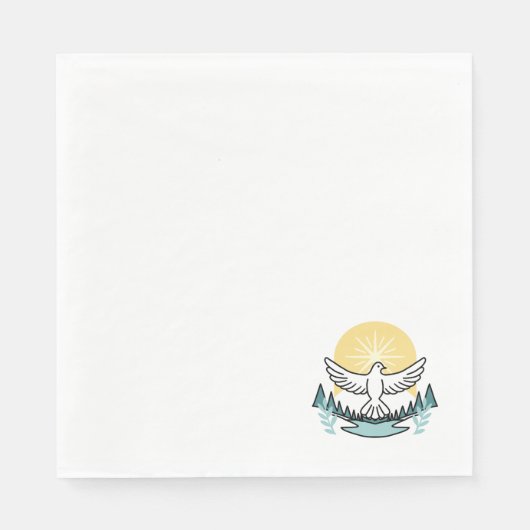 Spirituelle Kraft in Gott - Christlich Serviette (Vorderseite)