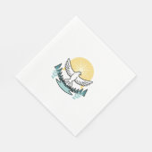 Spirituelle Kraft in Gott - Christlich Serviette (Ecke)