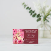 Spirituelle Kunst & Geschenke Verkaufsshop Vertrie Visitenkarte (Stehend Vorderseite)